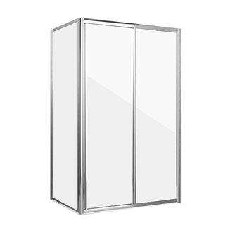 Душевое ограждение GR-1080 Alba (100*80*190) прямоугольник, дверь раздвижная