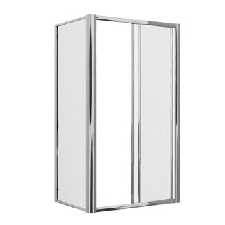 Душевое ограждение GR-1080 Alba (100*80*190) прямоугольник, дверь раздвижная