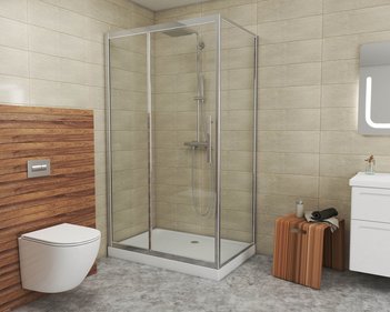 Душевое ограждение PR-120SQR (120x80x200) GROSSMAN