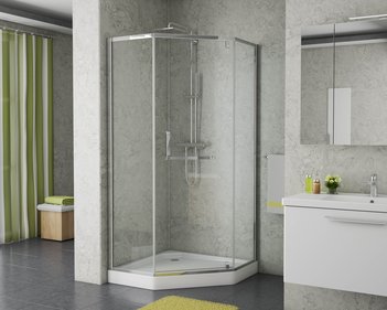 Душевое ограждение PR-100SD (100x100x200) GROSSMAN