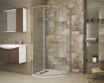 Душевое ограждение PR-90GD (90x90x200) GROSSMAN