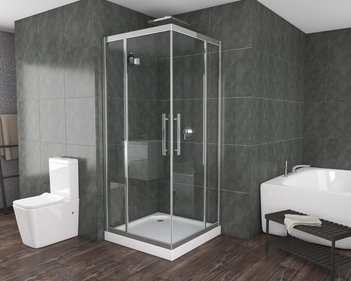 Душевое ограждение PR-90SQ (90x90x200) GROSSMAN