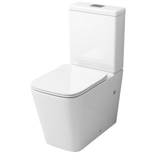 Унитаз GR-4445S (640*360*830) напольный с тонкой крышкой