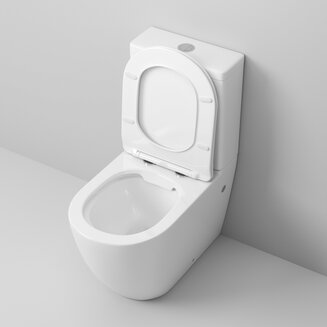 Унитаз GR-4446S (680*375*810) напольный с тонкой крышкой