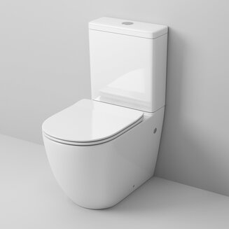 Унитаз GR-4446S (680*375*810) напольный с тонкой крышкой