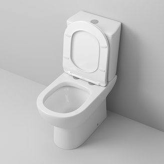 Унитаз GR-4448S (680*390*790) напольный из 2 мест с тонкой крышкой