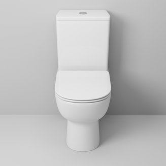 Унитаз GR-4448S (680*390*790) напольный из 2 мест с тонкой крышкой