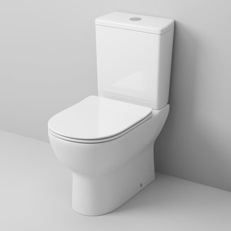 Унитаз GR-4448S (680*390*790) напольный из 2 мест с тонкой крышкой