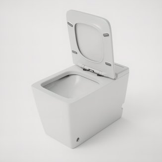 Унитаз GR-PR-5501 impuls (590*360*440) БЕЛЫЙ напольный с тонкой крышкой