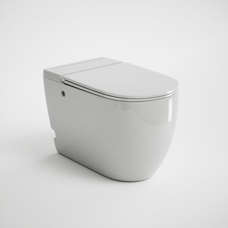 Унитаз GR-PR-5502 impuls (570*360*450) БЕЛЫЙ напольный с тонкой крышкой