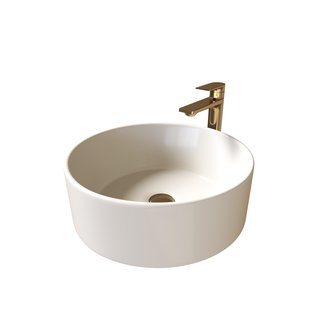 Раковина GR-3013BEM (400*400*120) БЕЖЕВАЯ МАТОВАЯ