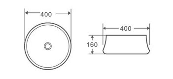 Раковина GR-3023 (400*400*160)