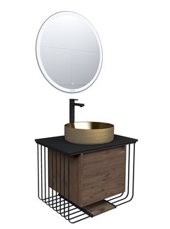 Раковина GR-5010GG (355*355*115) ЗОЛОТАЯ