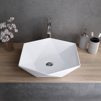 Раковина GR-3029 (460*460*150) БЕЛАЯ