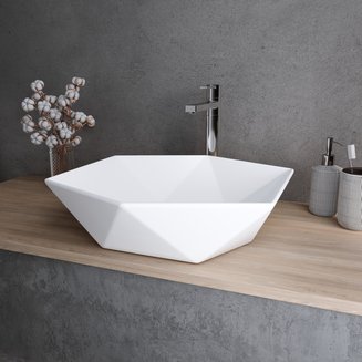 Раковина GR-3029 (460*460*150) БЕЛАЯ