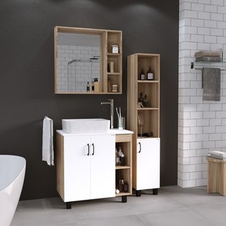 Столешница МДФ \"ФЛАЙ-80 см\" белая