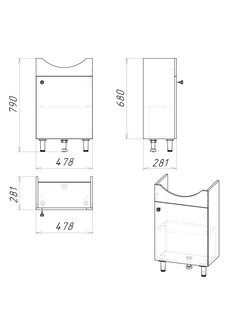 Комплект Grossman "ЭКО-52" 3 в 1 комбинированный