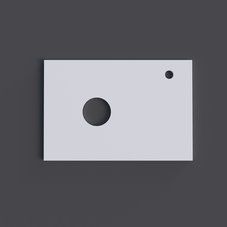 Столешница МДФ "ФЛАЙ-70 см" белая