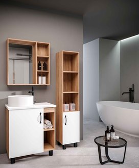 Столешница МДФ "ФЛАЙ-70 см" белая