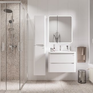 Тумба подвесная \"АДЕЛЬ-70 см\" с 2-я ящ. белая (ум. Aдель-70)