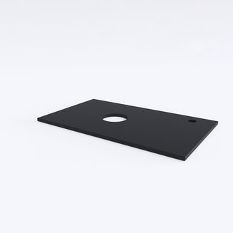 Столешница МДФ "ФЛАЙ-80 см" cерая