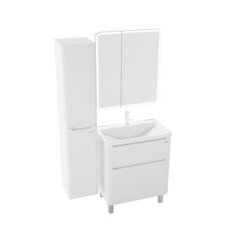 Шкаф-зеркало "АДЕЛЬ-70 см" Пр. с LED подсветкой