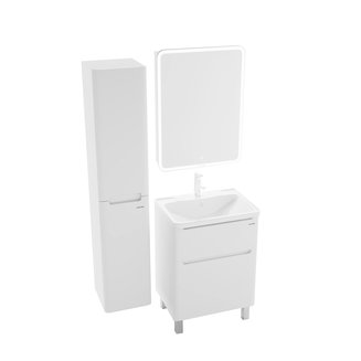 Шкаф-зеркало "АДЕЛЬ-60 см" Пр. с LED подсветкой