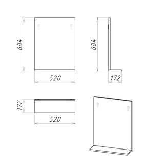 Комплект Grossman "ЭКО-52" 3 в 1 белый