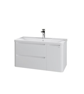 Тумба подвесная \"АДЕЛЬ-100 см\" с 2-я ящ. белая (ум. Aдель-100)