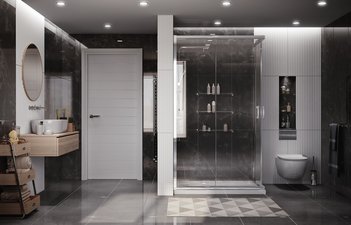 Душевое ограждение Ambassador Kingston 14011101 (1200x800x2000)