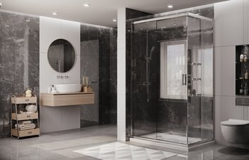 Душевое ограждение Ambassador Kingston 14011101 (1200x800x2000)