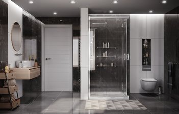 Душевое ограждение Ambassador Kingston 14011103 (1000x1000x2000)