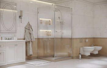 Душевое ограждение Ambassador Abner 10011101R (900x900x2000)