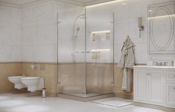 Душевое ограждение Ambassador Abner 10011106 (1000x1000x2000)