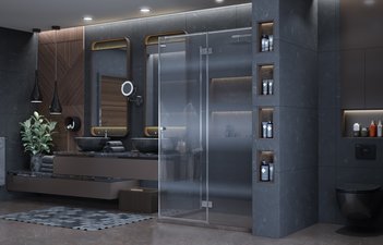 Душевое ограждение Ambassador Diamond 12011108R (1200x900x2000)