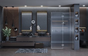 Душевое ограждение Ambassador Diamond 12011108R (1200x900x2000)