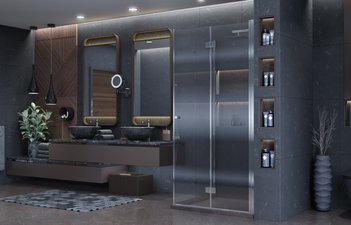 Душевое ограждение Ambassador Diamond 12011109 (900x900x2000)