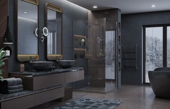 Душевое ограждение Ambassador Diamond 12011109 (900x900x2000)