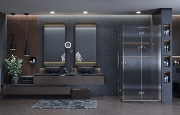 Душевое ограждение Ambassador Diamond 12011109 (900x900x2000)