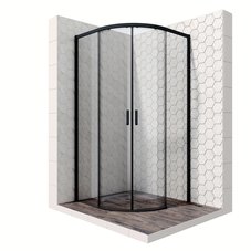 Душевое ограждение Ambassador Queen 11011201Black (900x900x2000)