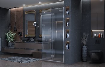 Душевое ограждение Ambassador Diamond 12011105R (900x900x2000)