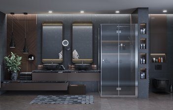 Душевое ограждение Ambassador Diamond 12011105R (900x900x2000)