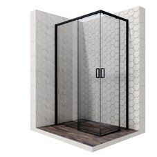 Душевое ограждение Ambassador Queen 11011205LBlack (1200x800x2000)