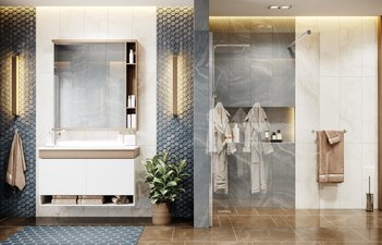 Душевое перегородка Ambassador Walk-in 15031103 (1100x2000)