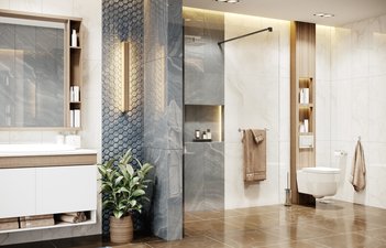 Душевое перегородка Ambassador Walk-in 15031111 (1100x2000)