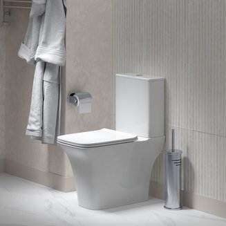 Унитаз Galaxy GR-4470S (650*360*820) напольный БЕЗОБОДКОВЫЙ с тонкой крышкой