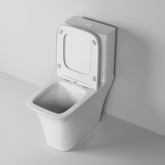 Унитаз Galaxy GR-4470S (650*360*820) напольный БЕЗОБОДКОВЫЙ с тонкой крышкой