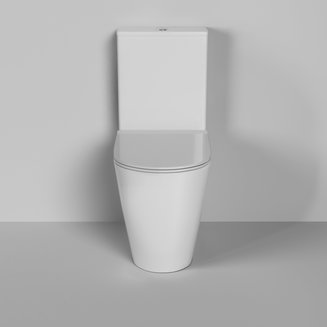 Унитаз Style GR-4473S (655*365*920) напольный БЕЗОБОДКОВЫЙ с тонкой крышкой