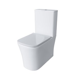 Унитаз Classic GR-4467S (620*360*820) напольный БЕЗОБОДКОВЫЙ с тонкой крышкой