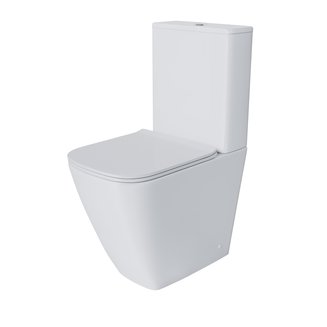 Унитаз Style GR-4472S (620*365*920) напольный БЕЗОБОДКОВЫЙ с тонкой крышкой